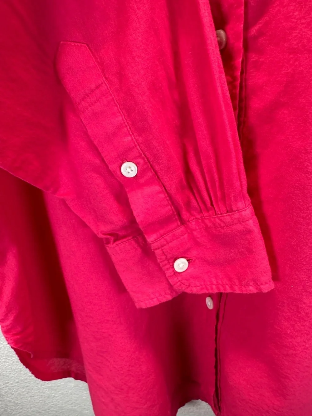 J. Crew Beach Cover-up Shirt Womens M Cotton Boyfriend Fit Summer Resortwear